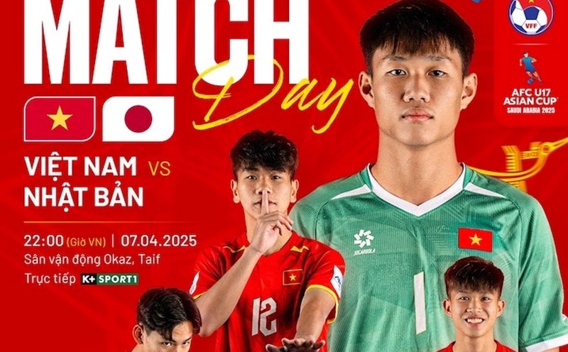 U17 Vietnam will meet U17 Japan in the U17 Asian group stage. Photo: VFF