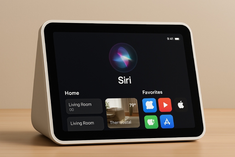 Apple has postponed the launch of its smart home center device due to Siri and Apple Intelligence. Illustrative photo created by AI