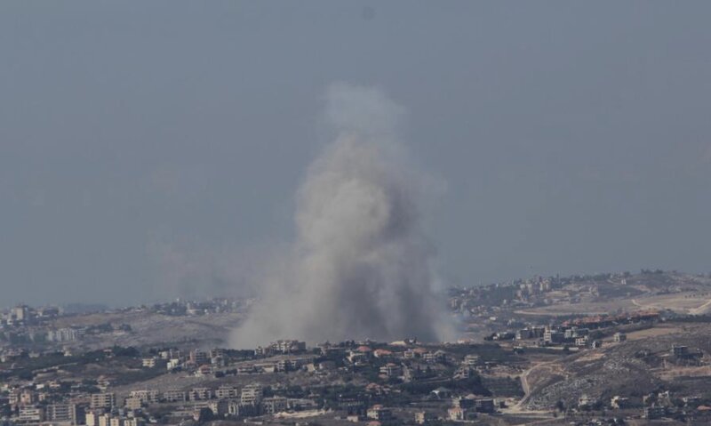 An Israeli airstrike in Lebanon. Photo: Xinhua