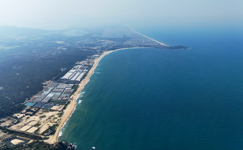 Phu My seaport planning area (Phu My district, Binh Dinh). Photo: Hoai Luan