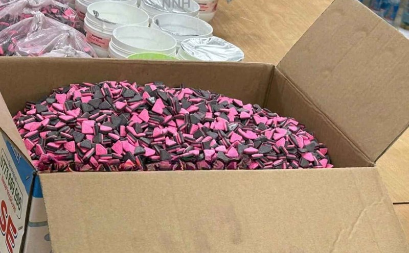 Binh Duong Police arrested a subject transporting a large quantity of drugs. Photo: Binh Duong Provincial Police