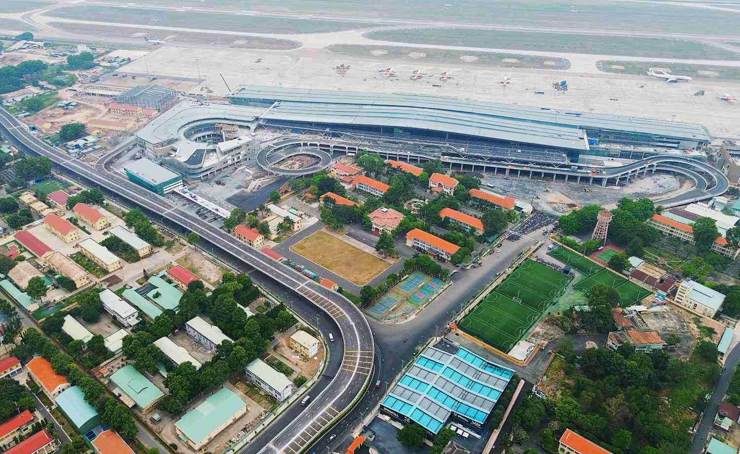 Terminal T3 of Tan Son Nhat airport will be inaugurated on April 30. Photo: Anh Tu