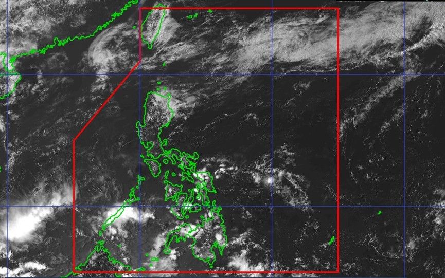 On April 7, there were no storms/low pressure near the Philippines and the East Sea. Photo: PAGASA