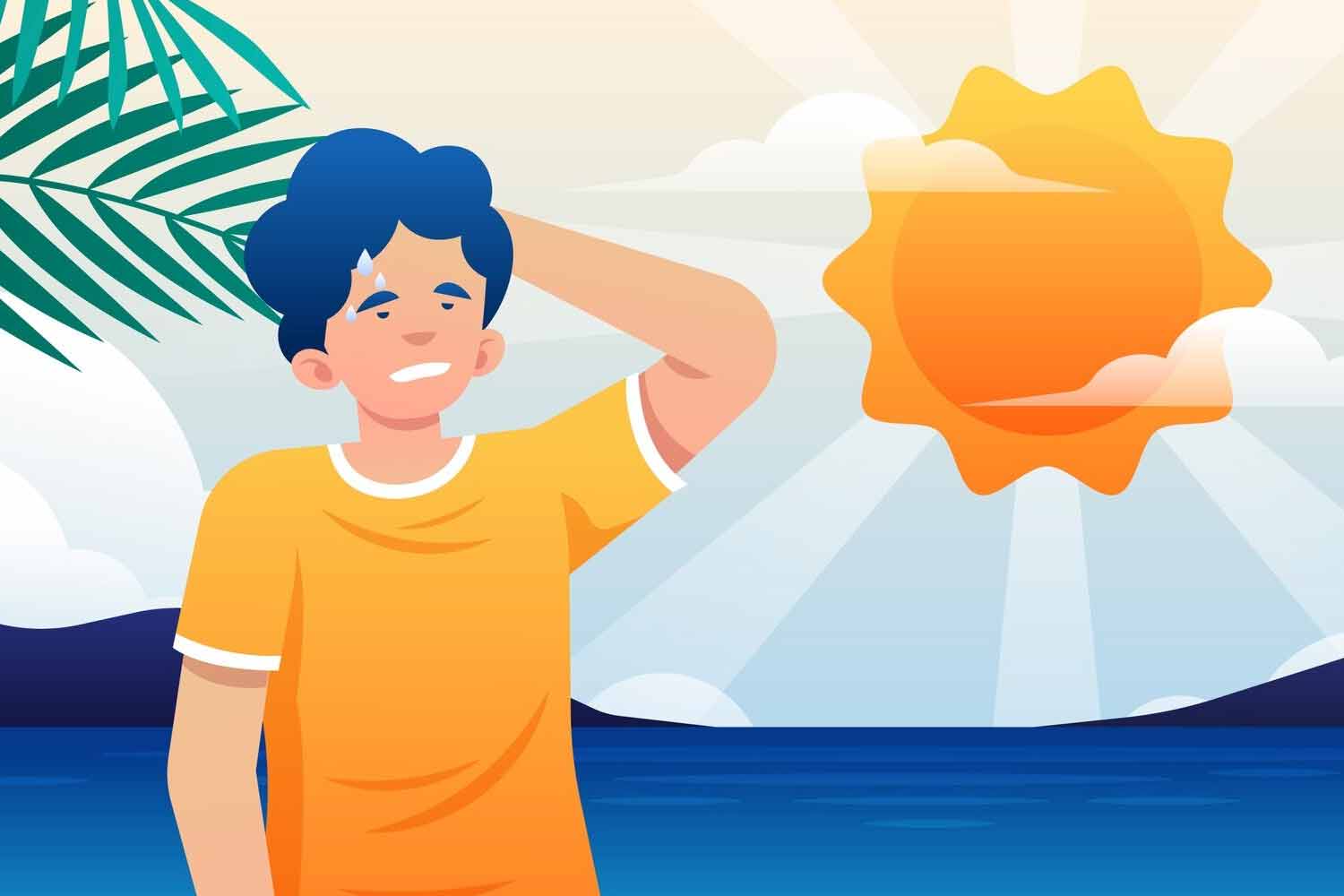 High blood pressure accompanied by heat loss increases the risk of heart attack. Graphics: Thien Nhan