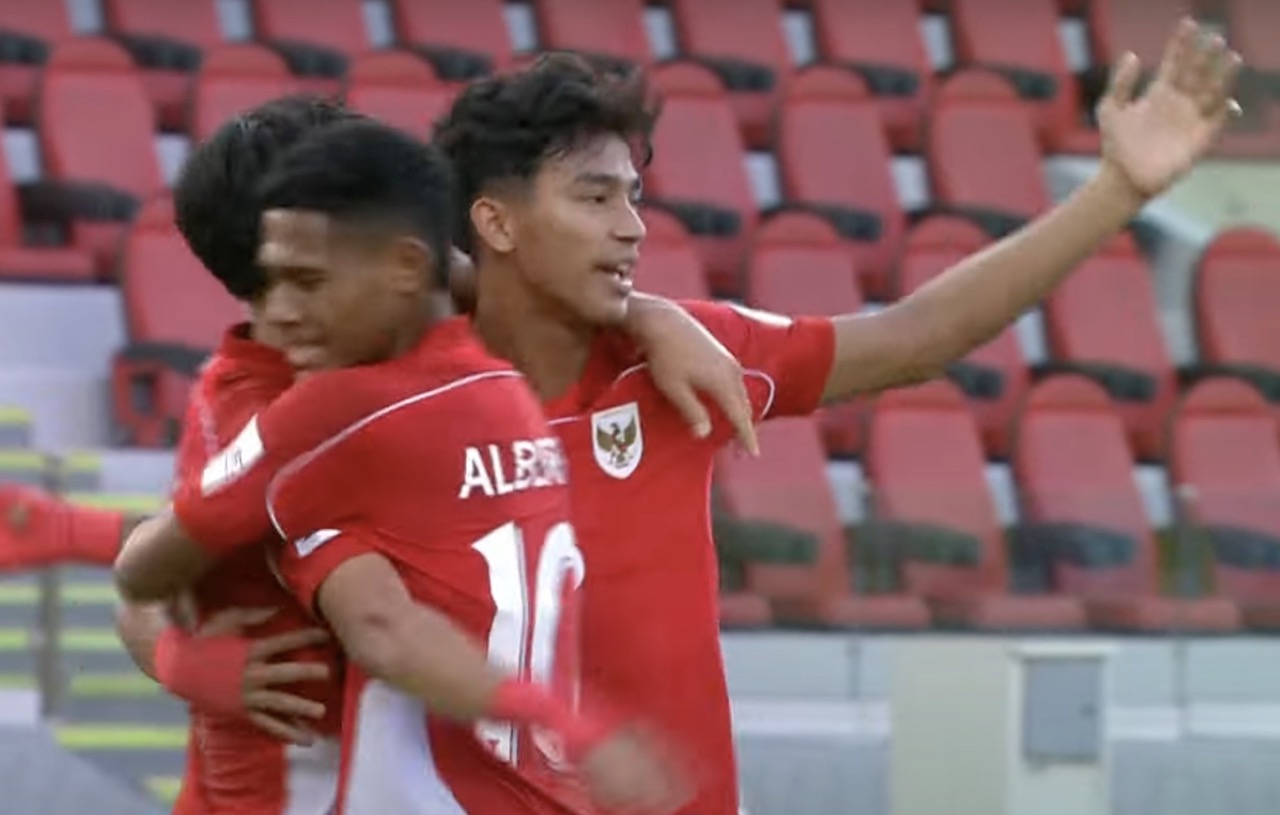 U17 Indonesia has the second consecutive victory in the 2025 U17 Asian Cup group stage. Photo cut from video