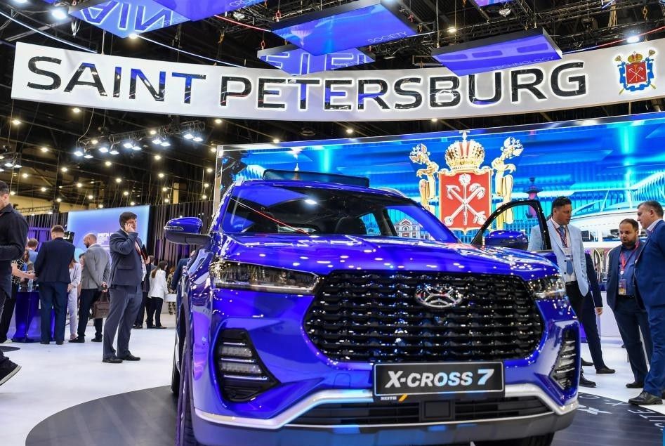 Exhibition of the St. Petersburg International Economic Forum Petersburg (SPIEF) for the 27th time at St. Petersburg. Petersburg, Russia, June 5, 2024. Photo: Xinhua