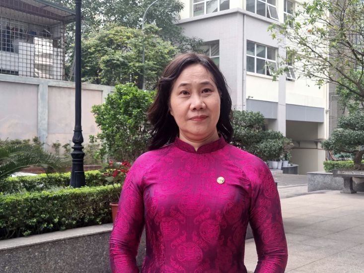 Ms. Nguyen Thi Huong - Director of the Statistics Office (Ministry of Finance). Photo: Tuyet Lan