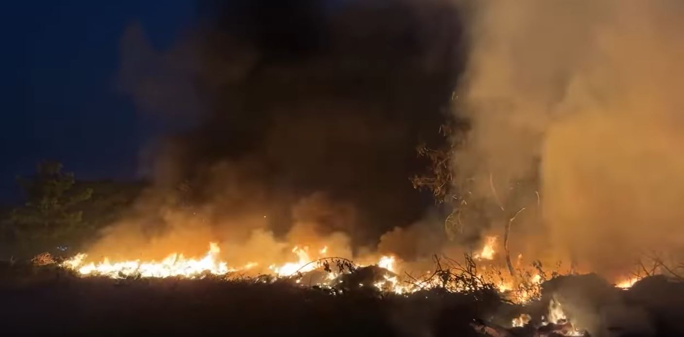 Fire scene. Photo: Bao Trung