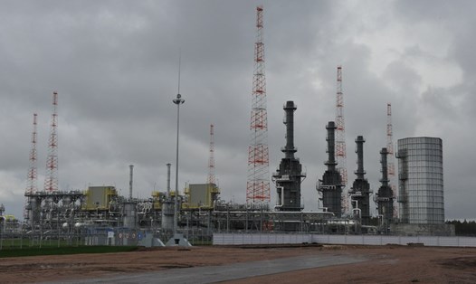 Thiết bị đường ống khí đốt Nord Stream ở vịnh Portovaya, cách Vyborg ở tây bắc nước Nga khoảng 60 km. Ảnh: Xinhua