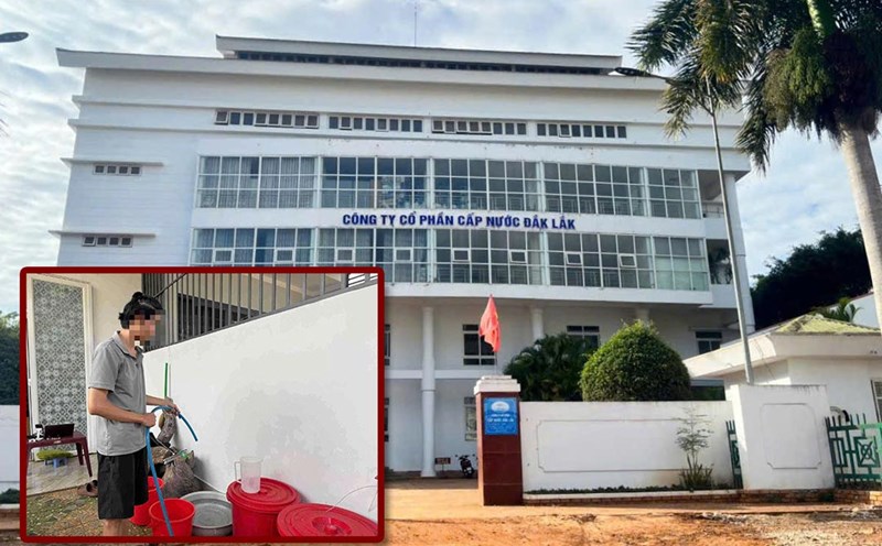 Many people in Buon Ma Thuot city (Dak Lak province) are lacking clean water for use. Photo: Bao Trung