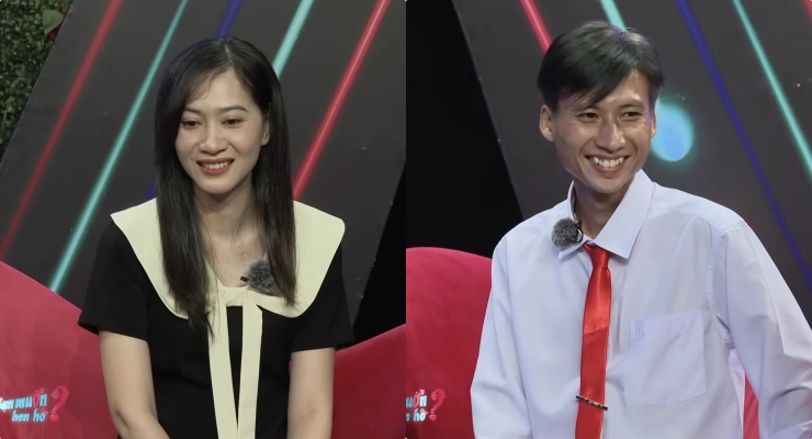 The couple on the show "You want to date". Photo: MCV Producer.