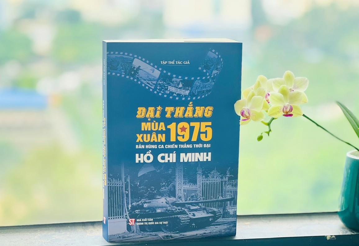 El libro "El gran triunfo de la primavera de 1975 - El epica triunfo de la era Ho Chi Minh". Imagen de la pagina web de la Universidad de Hong Kong