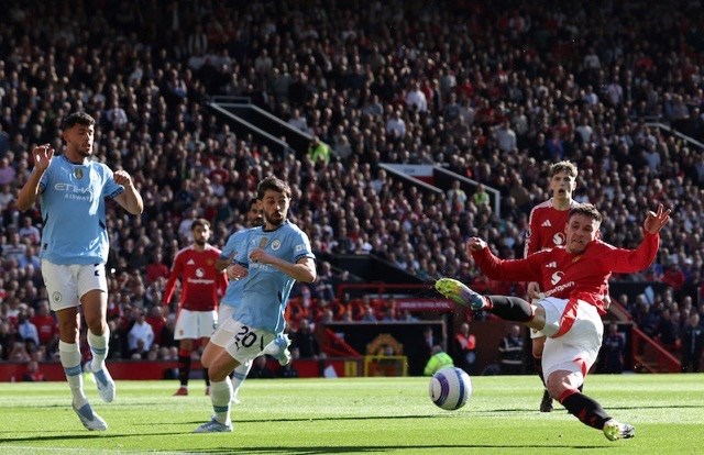 Man City are no longer themselves, while Man United are not good enough to win. Photo: AFP