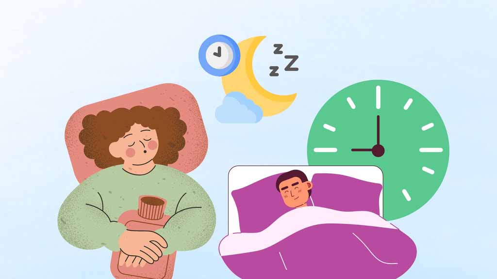 Sugerir las mejores posturas para dormir bien cada noche. El dibujo: