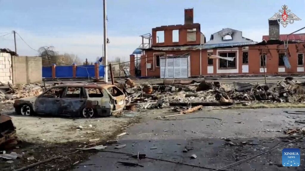 Rusia ha tomado el control de la aldea de Guyevo en la provincia de Kursk de las fuerzas ucranianas. Imagen de la agencia Xinhua