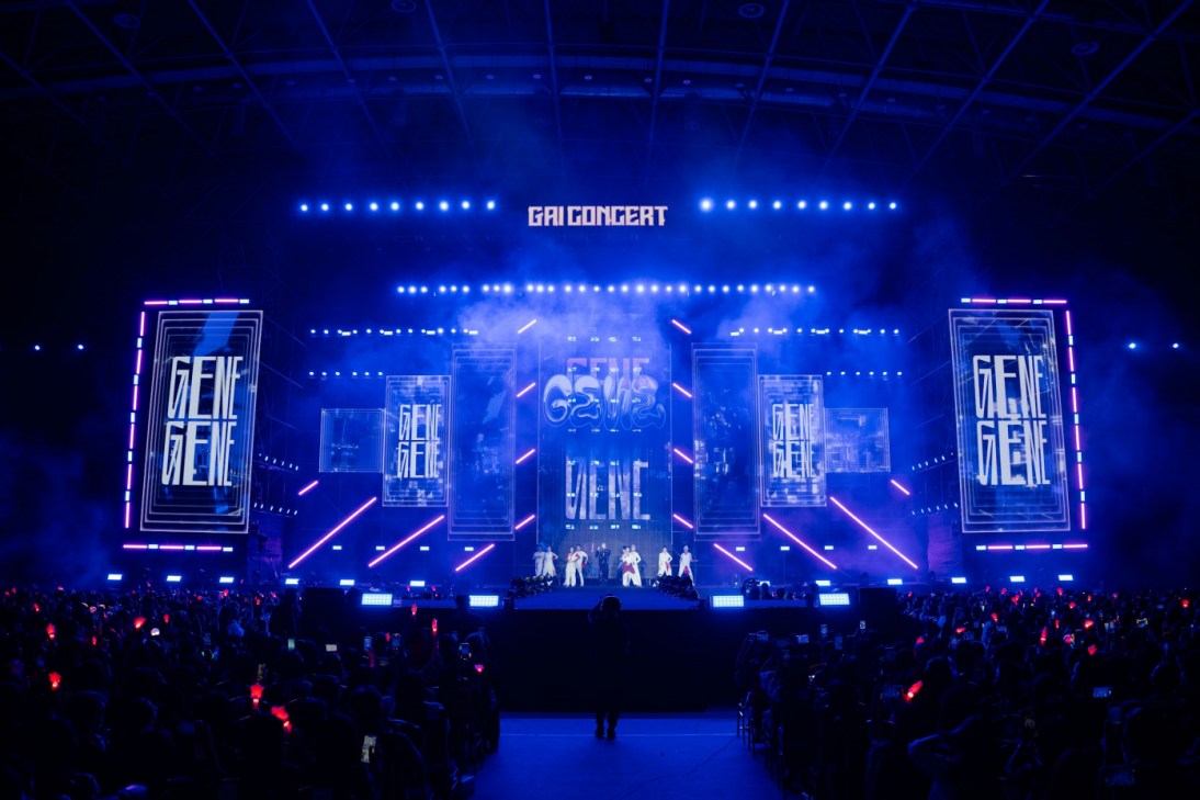 San khau duoc dan dung dep mat cua GAI Concert. Anh: Ban to chuc