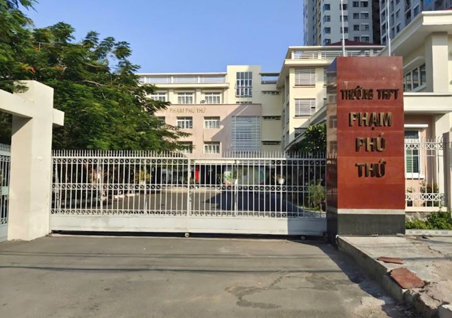 Hoat dong thu chi o 3 truong trung hoc tai TPHCM thuc hien chua dung quy dinh. Anh: Nha truong 