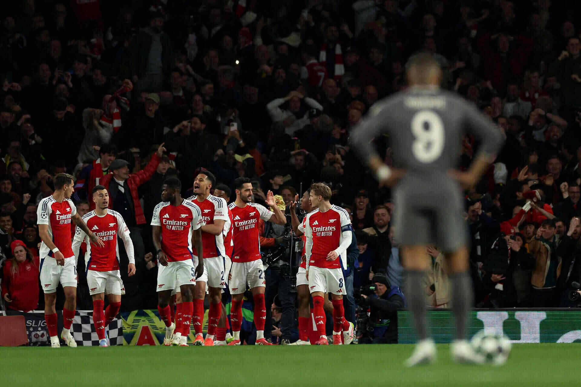El Arsenal ha vencido al Real Madrid en el estadio de los Emiratos. Imagen de AFP