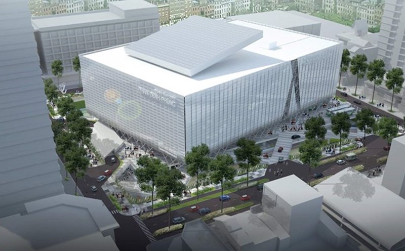 Perspective of Phan Dinh Phung Stadium. Photo: Project Investor