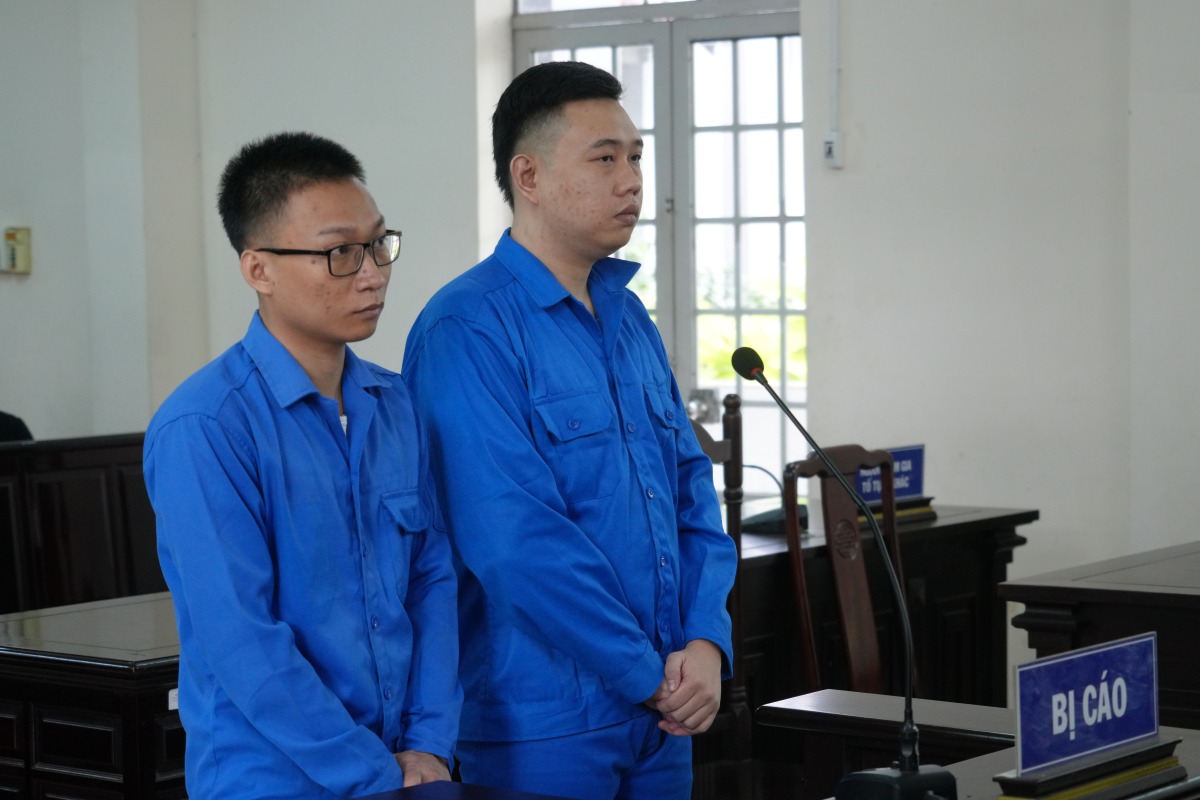 Các bị cáo trong phiên tòa xét xử hành vi giết người. Ảnh: Thành An