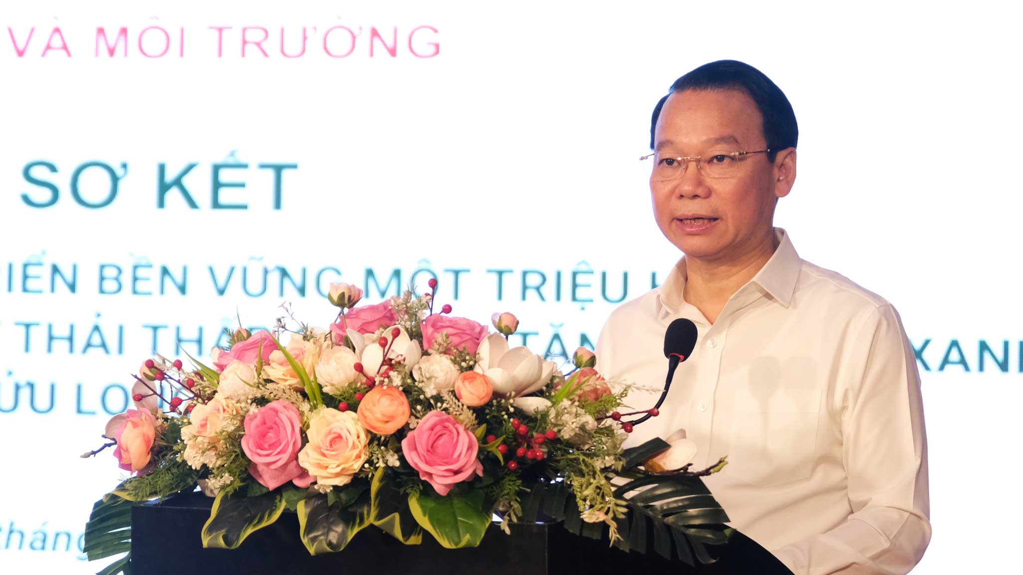 Bo truong Bo NN&MT Do Duc Duy phat bieu tai hoi nghi. Anh: Phong Linh