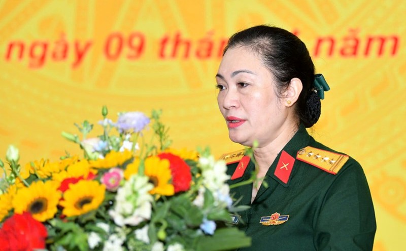 Colonel Dang My Hanh said that the "Call Me by Fire" team will participate in the special art program "The Land of Full Joy". Photo: Tran Vuong