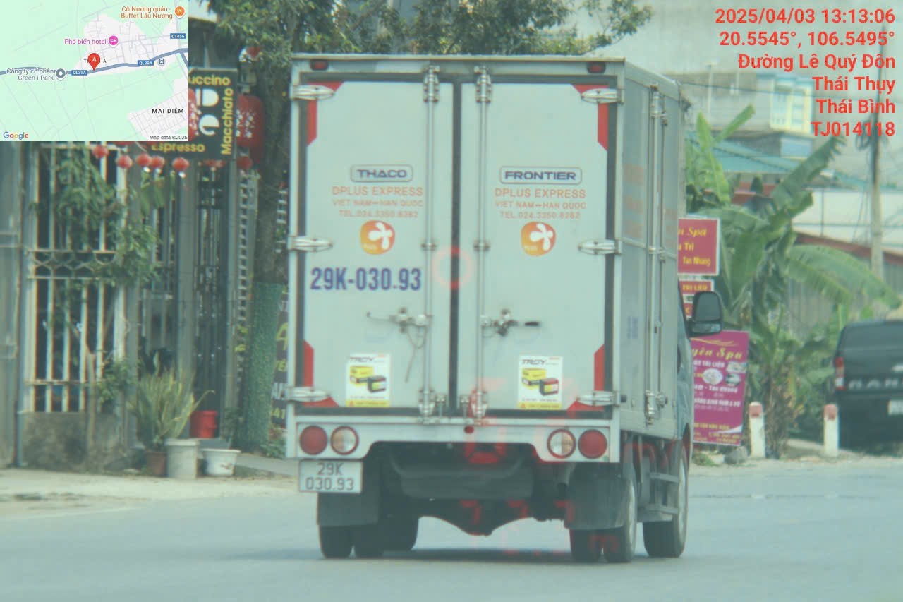 Imagenes de vehiculos que infringen el exceso de velocidad. Fuente: Departamento de Seguridad Social de la Policia de la Provincia de Taiping