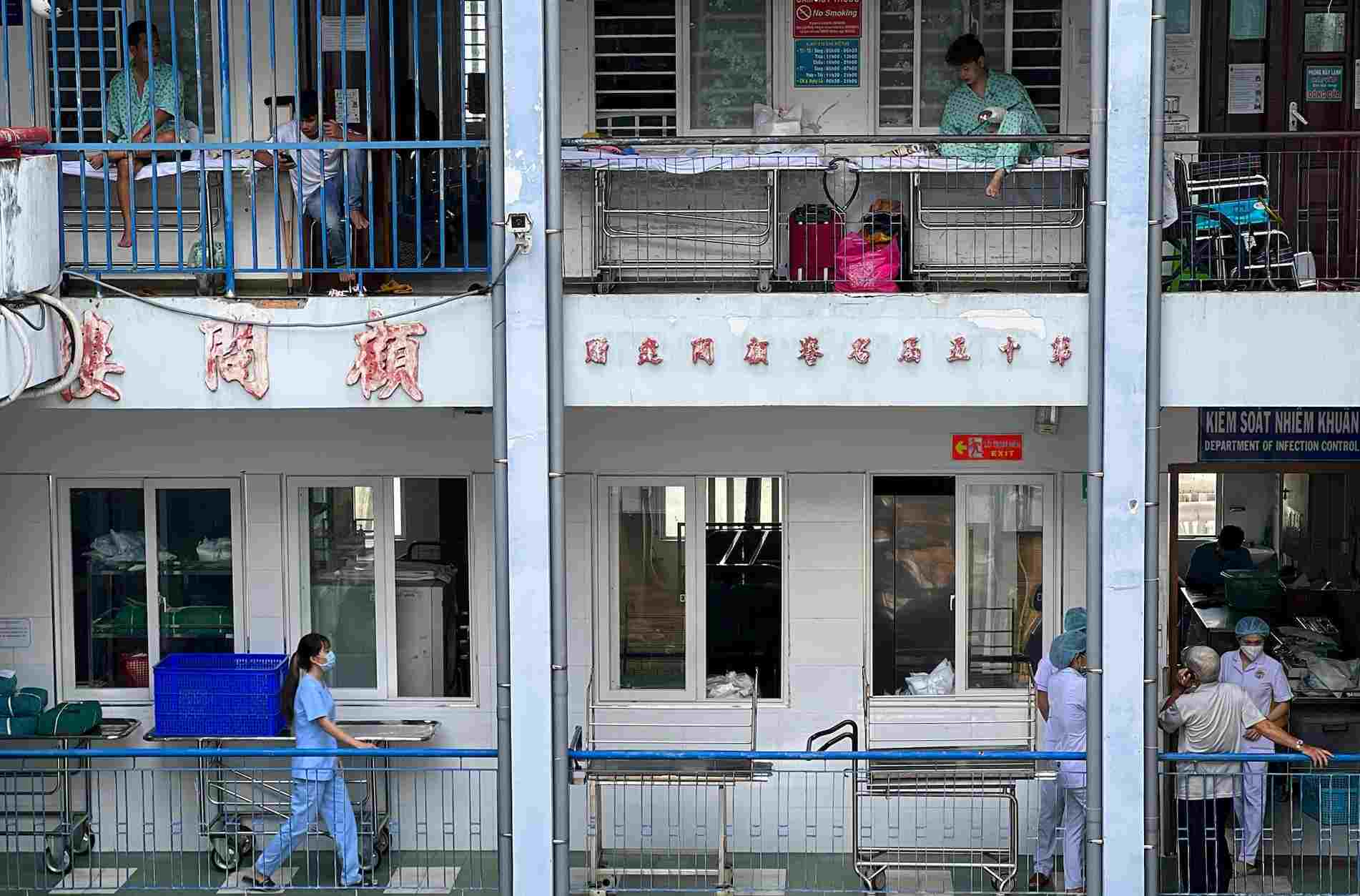 Hospital de Trauma de la Ciudad de Pekin en la calle Tran Hung Dao (Distrito 5). Imagen de Nguyen Ly