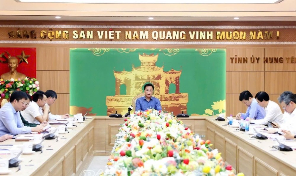 Delegates attending the conference on internal affairs and anti-corruption and waste in Hung Yen province. Photo: Quynh Chi