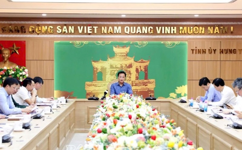Delegates attending the conference on internal affairs and anti-corruption and waste in Hung Yen province. Photo: Quynh Chi