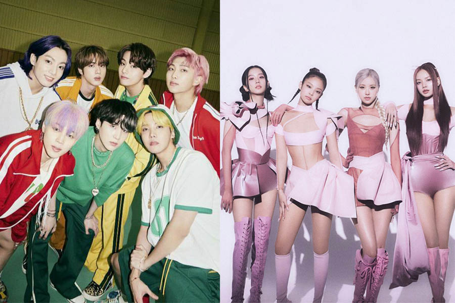 Foto: El MV de Butter y el MV de Pink Venom.