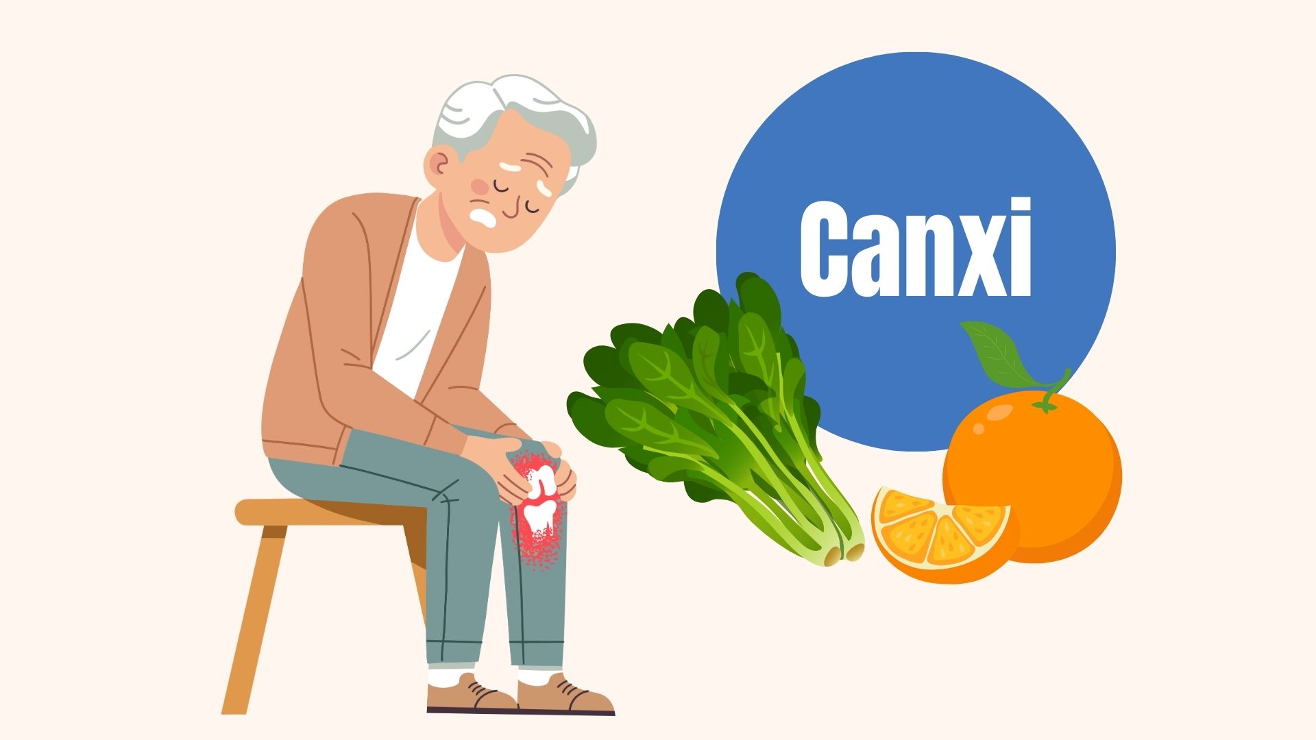 Los que son mas propensos a la deficiencia de calcio, deben tomarlo inmediatamente para mantener sus huesos fuertes. Diseñado por Linh Dan