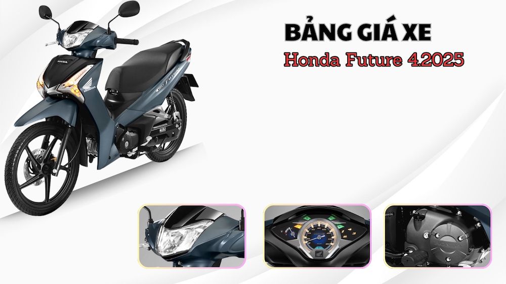 Actualizacion de la lista de precios de los vehiculos Honda Future de abril de 2025. Diseño y dibujo: