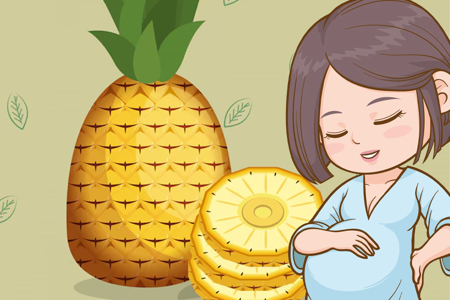 Dứa từng bị hiểu lầm là gây hại trong thai kỳ, nhưng thực tế nếu ăn đúng cách, đây lại là loại trái cây bổ dưỡng và an toàn cho mẹ bầu. Đồ hoạ: Thiện Nhân