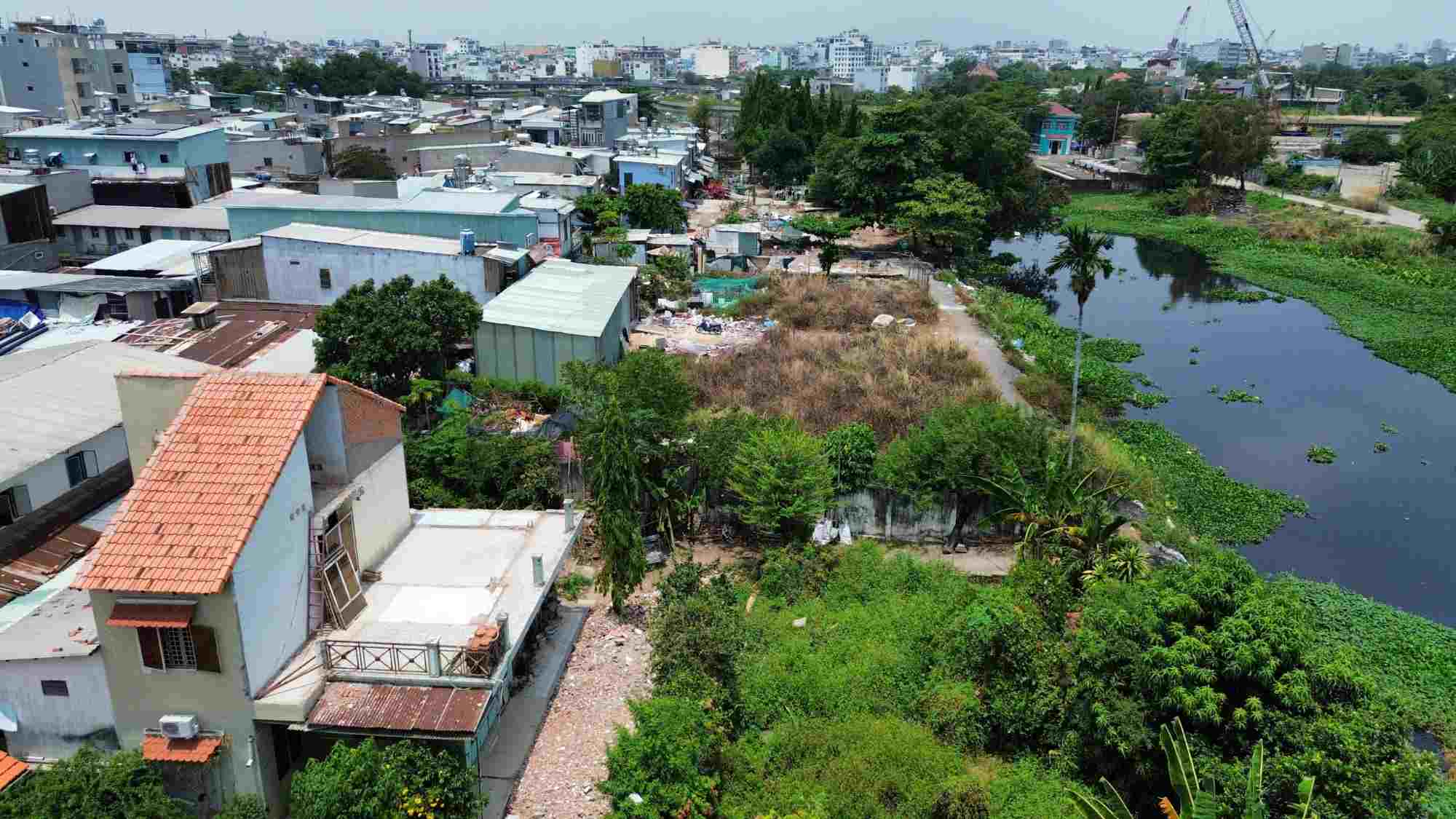 El distrito de Go-Vul (TPHCM) ha liberado el terreno para el proyecto de rehabilitacion del arroyo Xueyan-Tam. Foto: Su hermano