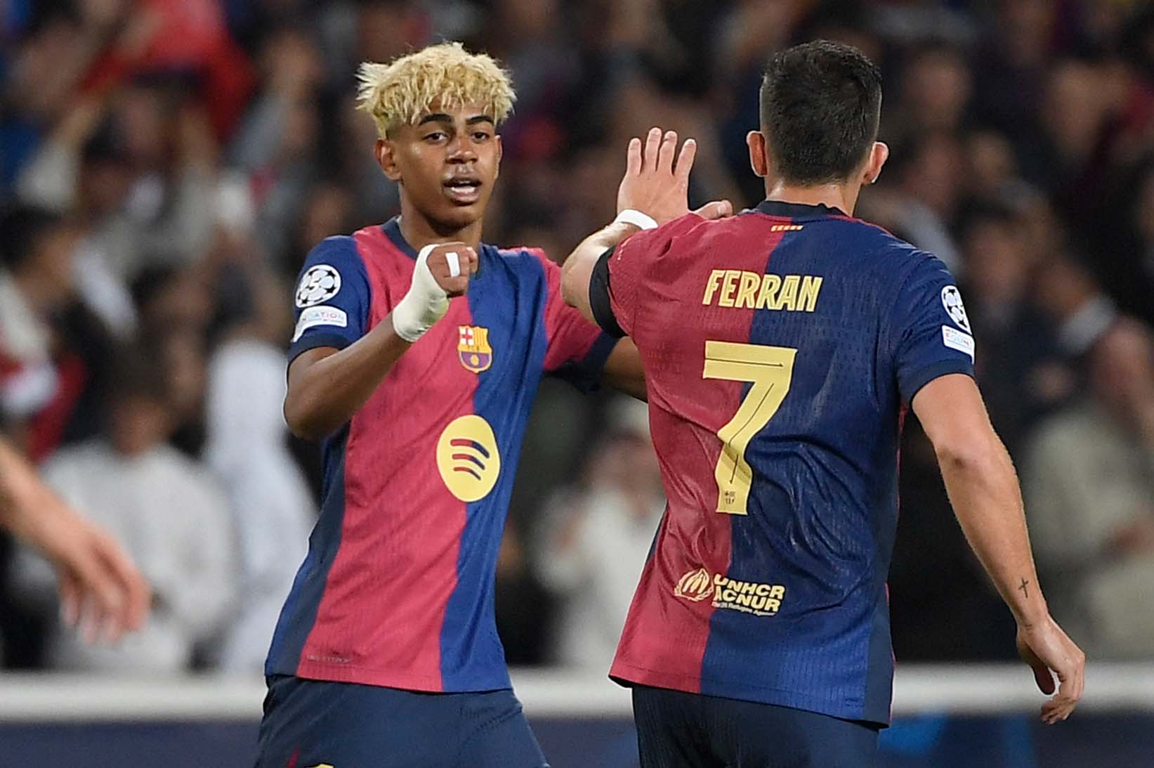 El Barcelona acaba de dedicar su clasico encuentro con el Inter de Milan en la semifinal de la primera vuelta de la Champions League. Imagen de AFP