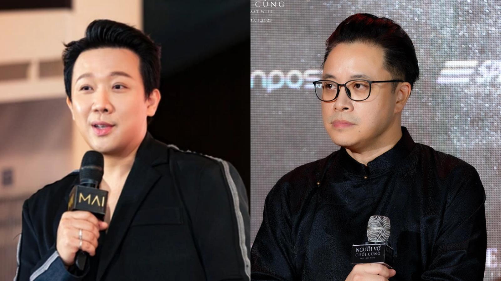 Director Tran Thanh and Victor Vu. Photo: Producer