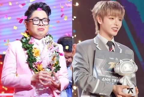 The champion of The Voice 2015 - singer Duc Phuc had a memorable journey at Anh trai say hi. Photo: Producer