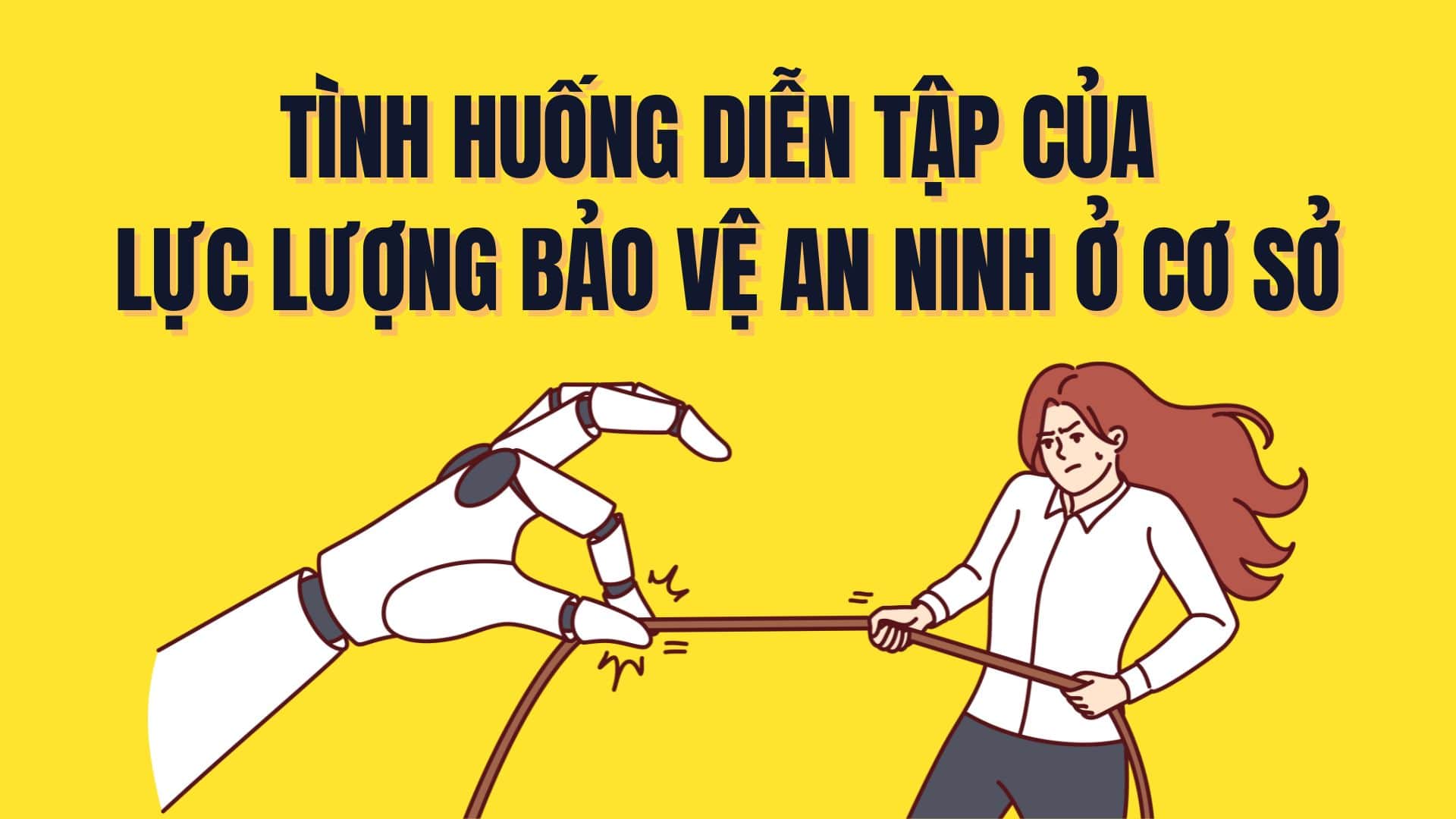 Exercises by security forces at the grassroots level. Graphics: Tra My