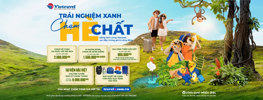 Chuong trinh khuyen mai “Trai nghiem xanh – Cham he chat”