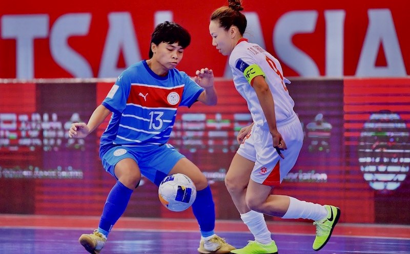 The Iranian coach highly appreciated the Vietnamese women's futsal team, considering them an opponent that is difficult to defeat. Photo: VFF