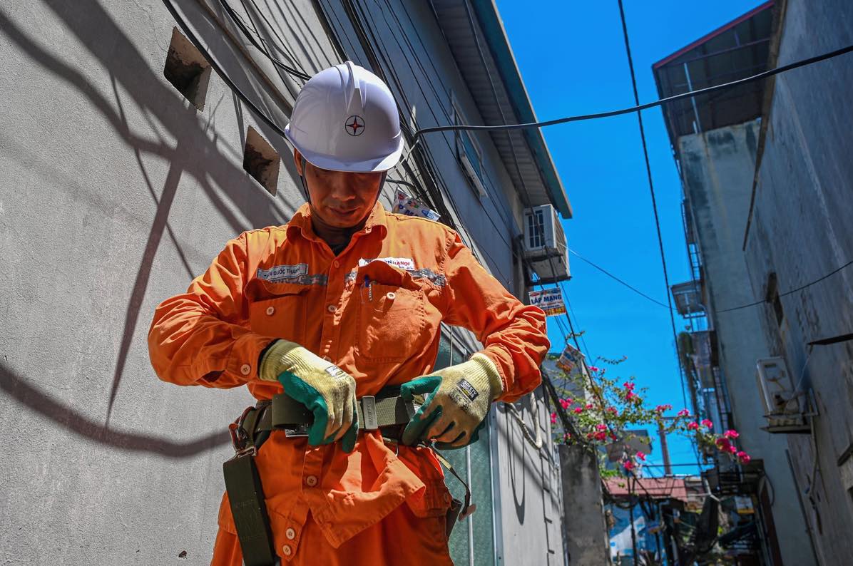 Lịch cắt điện ngày 11.5 trên địa bàn Hà Nội. Ảnh: EVN