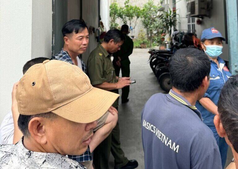 Thanh niên tử vong trong phòng trọ ở Hải Dương. Ảnh: Người dân cung cấp