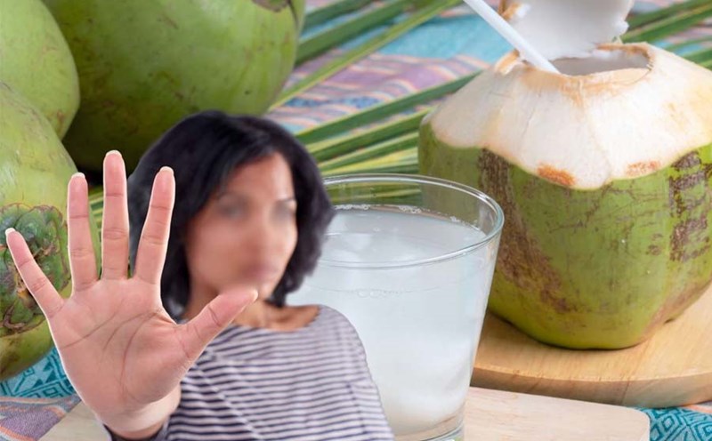 For people with diabetes, it is necessary to pay attention when drinking coconut water to avoid causing unwanted effects on blood sugar levels. Graphics: The Ky
