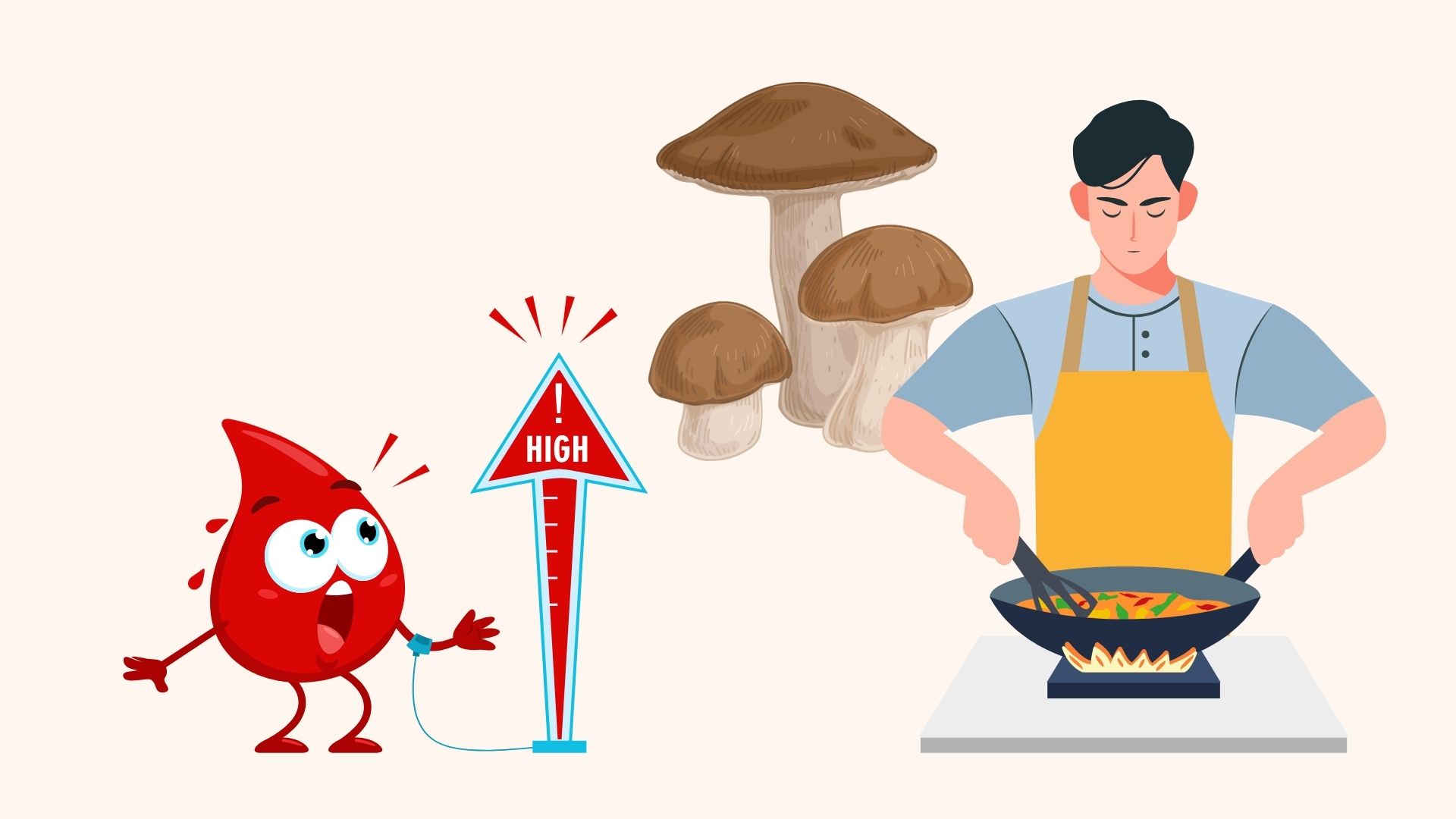 Mushrooms are good for health but cooking them incorrectly can easily increase blood sugar. Graphics: Linh Dan