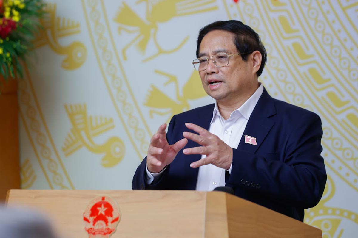 Thủ tướng Chính phủ Phạm Minh Chính. Ảnh VGP/Nhật Bắc.