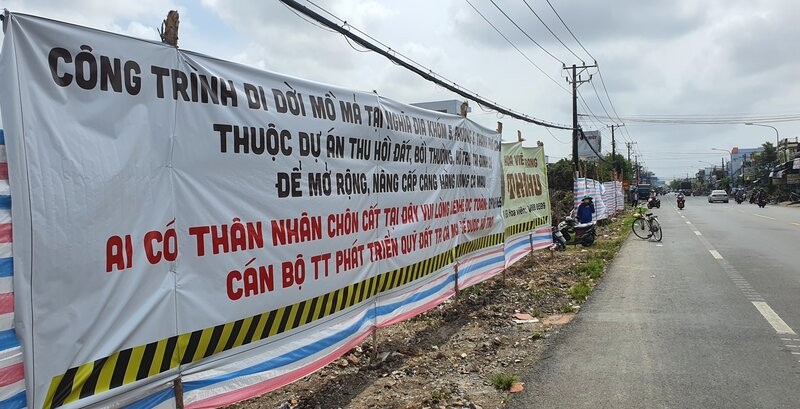 Công tác giải phóng mặt bằng taij Dự án nâng cấp mở rộng Cảnh hàng không Cà Mau đảm bảo đúng tiến độ. Ảnh: Nhật Hồ