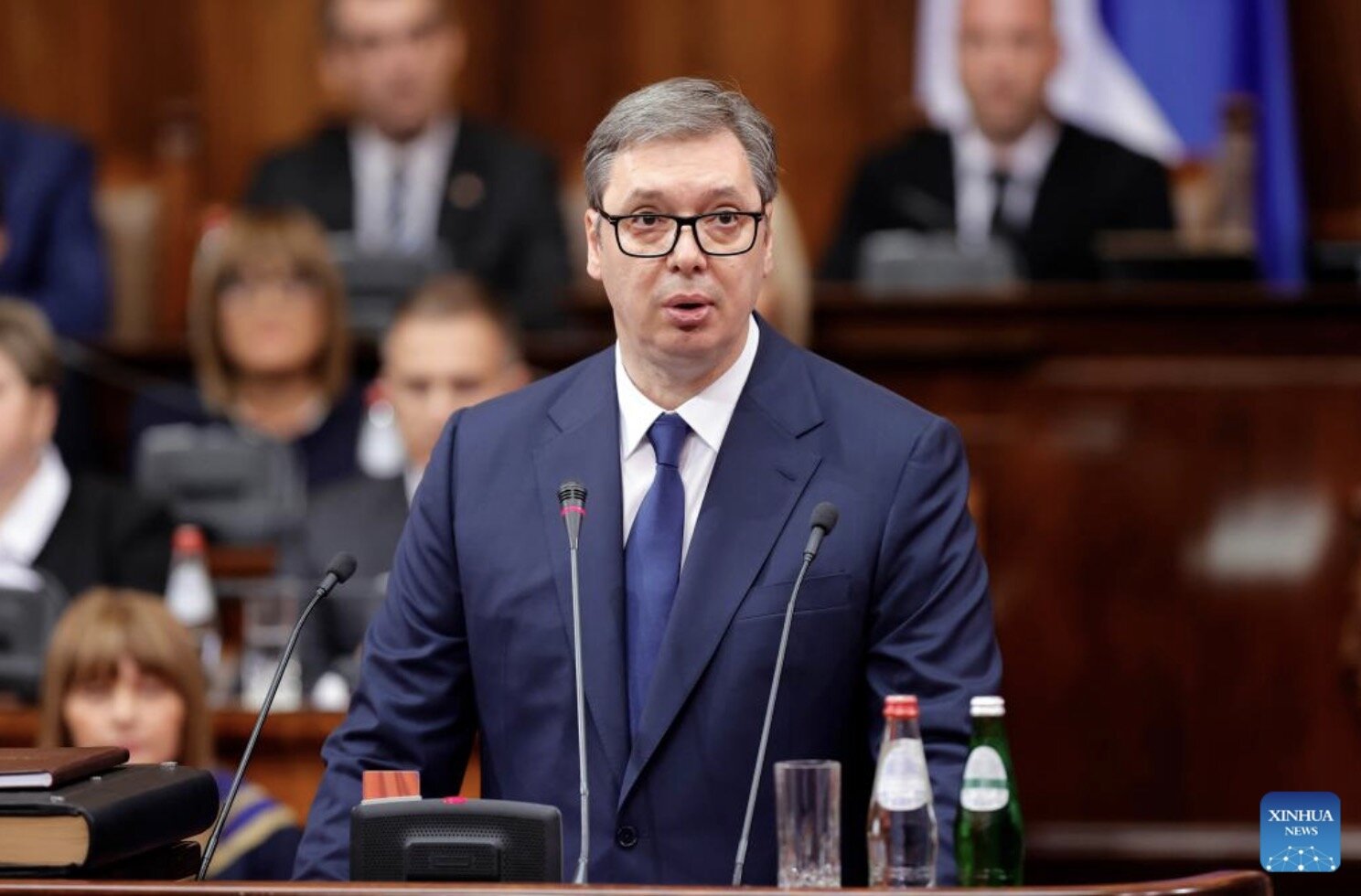 El presidente de Serbia desea garantizar un suministro estable de petroleo y gas de Rusia. Imagen de la agencia Xinhua