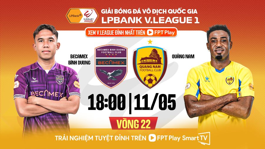 El Pacifico recibe a Guangdong en la ronda 22 de la Liga V. Imagen de FPT Play