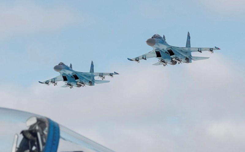 The attack on Ukraine's Russian command post is believed to have used Su-27s and JDAM guided bombs. Photo: Xinhua